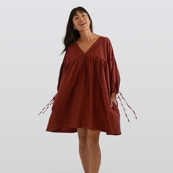 Madewell × Gracemade Miriam Organic Cotton Dress Small Medium - Picture 1 of 13